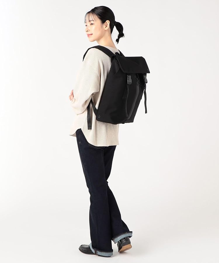 MILESTO LIKID フラップバックパックXL ブラック milest218-3.jpg